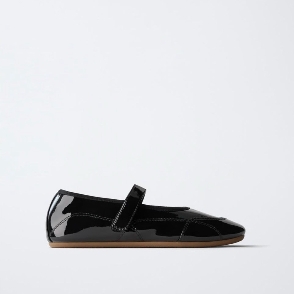 Zara Black Girls Patent Shoes